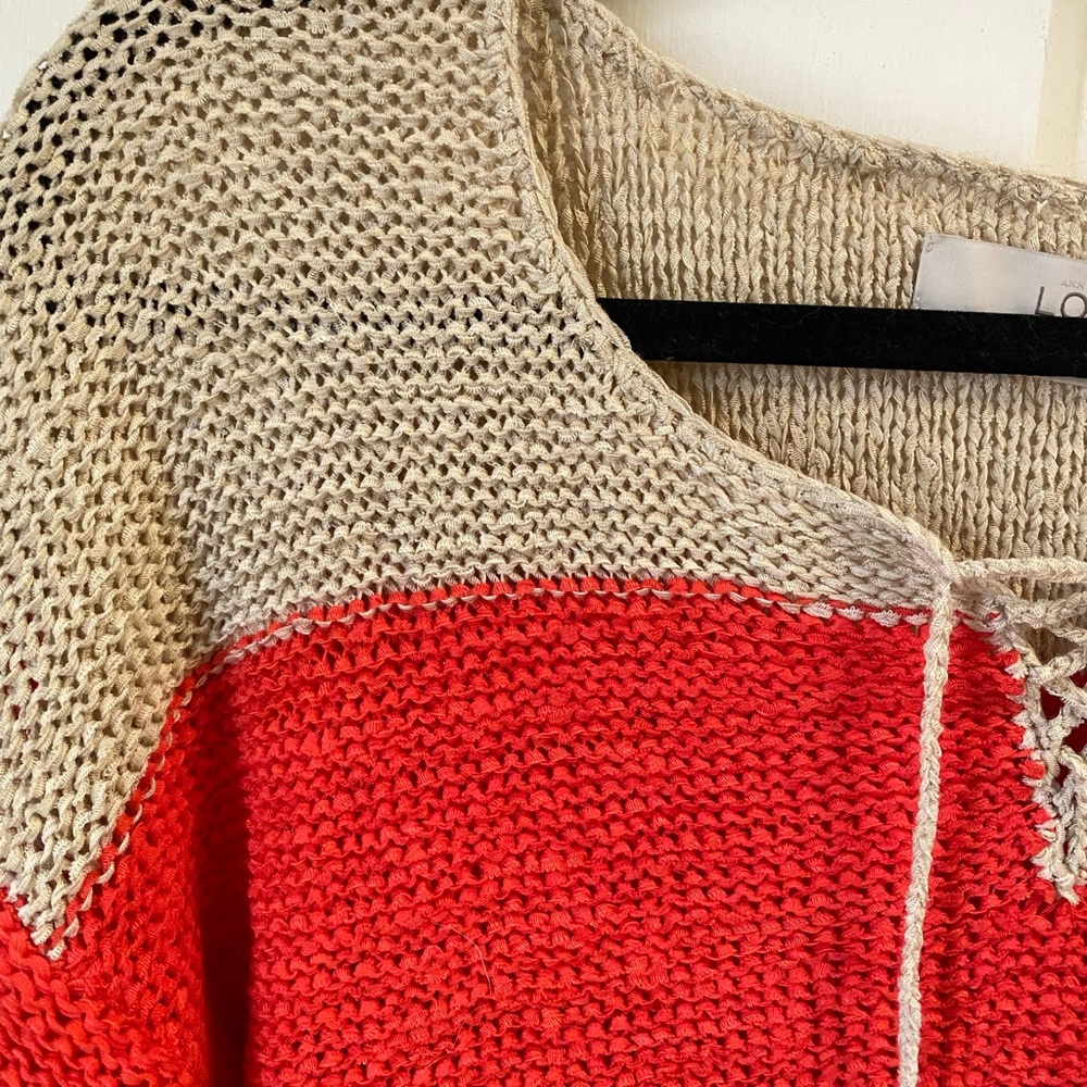 beachy boho striped pullover - Picture 5 of 5